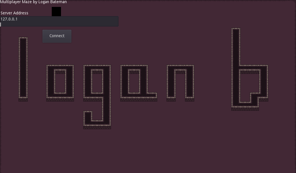 Multiplayer Maze title screen